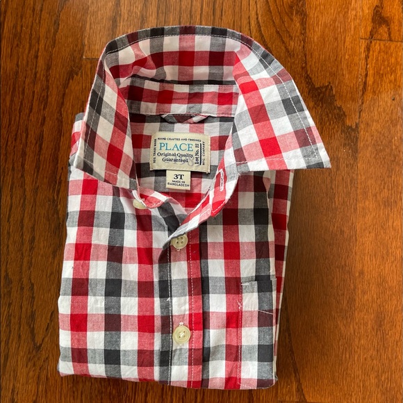 The Children’s Place Boys 3T Plaid shirt - Picture 2 of 3
